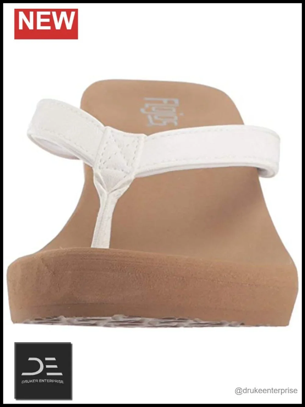 Women's Handcrafted Wedge Flip Flop Sandals with Arch Support